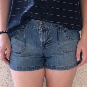 American Eagle Outfitters Light Wash Jean Shorts